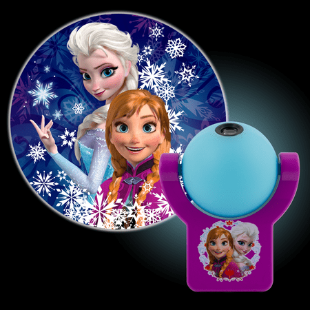 Projectables Disney Frozen LED Plug-In Night Light, Elsa & Anna, 13340