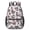 Skull and Flower, variant on Skull Gothic Pattern 17" School Backpacks for Teens,Waterproof Oxford Fabric,S-Shape Padded Straps for School,Travel,Hiking,Camping