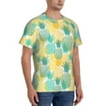 thumbnail image 2 of Bixox Men's Pineapples1 Printed Short Sleeve Skinny Athletic T-Shirt, 2 of 6