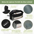 thumbnail image 2 of Estuche para Lápices de Gran Capacidad para Uso Múltiple con 3 Compartimientos Tela Oxford Organizador de Papelería para el Trabajo de Oficina, 2 of 4
