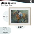 thumbnail image 4 of Stupell Industries Cottage Polo Rider in Dynamic Motion Birch Framed Print Under Glass, 21 x 17, by Jadei Graphics, 4 of 8