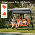 thumbnail image 7 of SDJPOI 2-3 Seater Porch Swing Replacement Cushion, Thicken 4" Waterproof Outdoor Bench Cushions with Backrest for Outdoor Furniture, 7 of 7