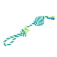 thumbnail image 4 of Dog Teething Toy, Rubber Refillable Dog Training Treats Teething Rope Toy Healthy Bite Resistant  For Chewing For Puppies Blue, 4 of 8