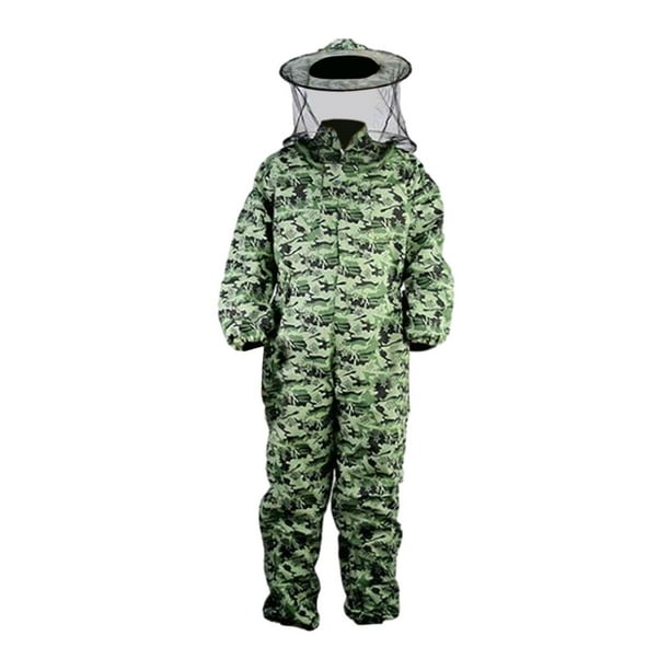 Traje antis, traje transpirable de Color brillante, mono con capucha de malla, traje de apicultor XL