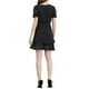 thumbnail image 3 of INSPIRE CHIC Vestido de Fiesta Corto con Mangas Abullonadas y Volantes en A Negro, 3 of 6