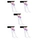 thumbnail image 3 of Guardurnaity Calcetines de tubo medio Algodón puro Forro cómodo Buena retención de calor Medias lindas antideslizantes para niños Tipo 19 tipo 19 5piezas, 3 of 6