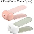 thumbnail image 2 of Estante de almacenamiento con ranura para zapatos, estante de almacenamiento de zapatos ajustable de doble capa, PP, rosa/verde, 1 Juego, 2 of 4