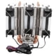thumbnail image 4 of Ventilador De CPU Ventilador De Refrigeración De CPU Silencioso, Ventilador De Refrigeración De CPU, 4 Pines 6 Tubos Para Intel775 1150 1151 1155 1156 1366, 4 of 8