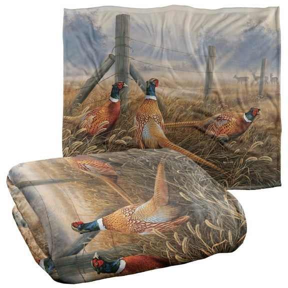 Wild Wings Pleasant Pheasants Officially Licensed Silky Touch Super Soft Throw Blanket 50' x 60'