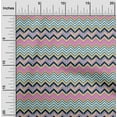 thumbnail image 1 of oneOone Cotton Poplin Fabric Chevron Geometric Print Sewing Fabric BTY 56 Inches Wide, 1 of 4