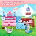 thumbnail image 6 of RaceGT 100PCS Magnetic Blocks, Magnetic Building Cubes for Girls Boys, STEM Creative Educational Toys for Kids 3 4 5+ Years Old, Magnet Tiles Set, Montessori Stacking Toy, Toddlers Gifts Pink Castle, 6 of 9