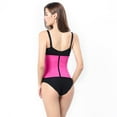 thumbnail image 5 of ZQUUVOU Women's Latex Waist Trainer Cincher Sweat Sauna Belt Tummy Control Workout Body Shaper Trimmer Waistband Hot Pink, 5 of 8