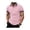 Pink, variant on Men's Short Sleeve Polo Shirt Classic Collar Contrast Trim Vintage Pattern Solid Color Casual Sports Summer Spring Outdoor Leisure Daily Wear