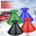 thumbnail image 2 of Ice Scraper Magical Ice Scrapers 4PACK For Car Windshield Windscreen Ice Cone Refuelling with Funnel Snow Shovel, 2 of 5