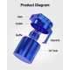 thumbnail image 2 of Colector de aceite EVIL ENERGY Bafled, 300 ml, universal, aluminio azul, 2 of 6