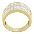 thumbnail image 3 of VJG 14k Yellow Gold 2.3ct TDW Princess Diamond Cluster Ring (H-I, I1-I2), 3 of 5