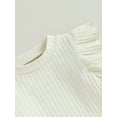 thumbnail image 5 of GXFC Baby Girls Fall Outfits Clothes 3M 6M 9M 12M 18M Infant Girls Long Sleeve Ruffles Ribbed Tops and Elastic Pants 2Piece Casual Autumn Clothing for Newborn Girls, 5 of 8