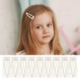 thumbnail image 2 of vnanda Styling Small Hair Clips 10pcs Double Grip Hair Clips Retro Small Hair Pins Metal Snap Hair Barrettes Headdress Hair Accessories, 2 of 8
