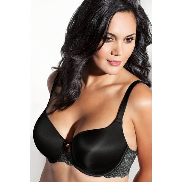 Curvy Couture Isabella Lace Shine T-Shirt Bra 1102 