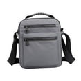 thumbnail image 4 of Segolike Men' Cross Body Bag Zipper Lightweight Travel Bag Utility Shoulder Bags Satchel Bag for Hiking, Work ,Traveling ,Cycling ,Adults Deep Gray, 4 of 7