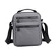 thumbnail image 4 of Bolso para hombre, con correa ajustable, ligero, tipo bolsa de viaje, bandolera Gris oscuro, 4 of 9