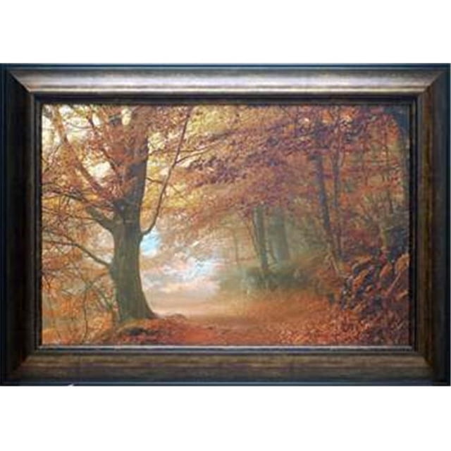 North American Art N0995 32 x 44 Po Paysage Encadré de Rêve d'Automne