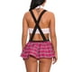thumbnail image 3 of Encantador conjunto de ropa interior, uniforme, tentación, traje de escenario, traje suave, traje de ropa de cosplay, rosa roja, L Inevent XX000043-22, 3 of 7