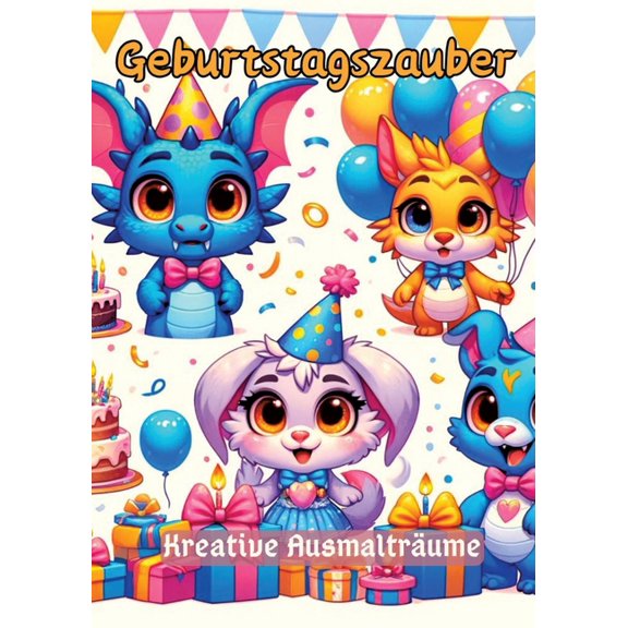 Geburtstagszauber: Kreative Ausmalträume, (Paperback)