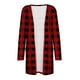 thumbnail image 5 of Puntoco mujer manga larga otoño frente abierto Navidad cárdigan ropa de abrigo suelta estampado blusa abrigo bolsillos Tops liquidación Puntoco Puntoco-6245, 5 of 6