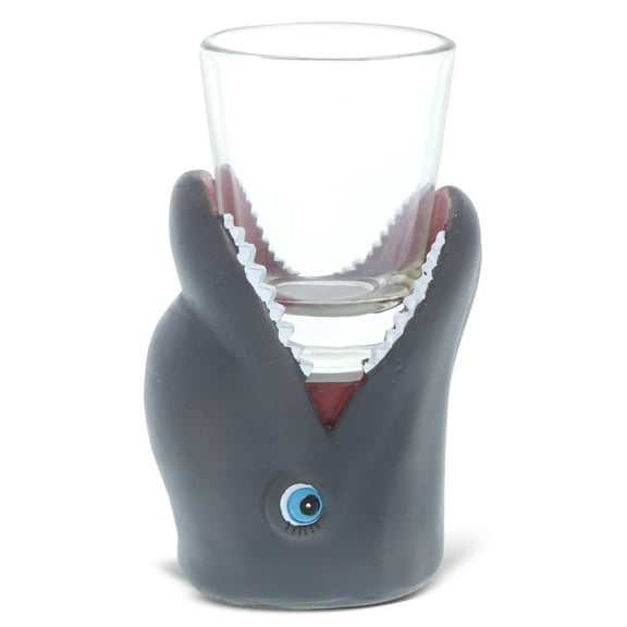 CoTa Global Gray Dolphin Shaped Shot Glass For Men & Women  2.50" x 4" 1.5 Oz