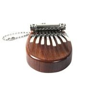8 Key Kalimba Mini Portable Thumb Piano Finger Percussion Keyboard Pocket Musical Instrument Christmas Present Pendant