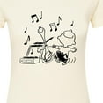 thumbnail image 3 of Peanuts - Snoopy Dancing - Juniors Fitted Graphic T-Shirt, 3 of 6