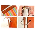 thumbnail image 3 of TEHAUX Stylish Light Brown Wooden Scrapbook Album for Wedding and Memory Photos, 3 of 6