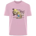 thumbnail image 3 of Camiseta de verano retro con letras simples para hombre, 100 % algodón, cómoda, transpirable, informal, a la moda, ropa de calle para exteriores para hombre, 3 of 5