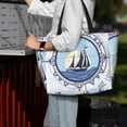 thumbnail image 4 of Wukai Not All Who Wander Are Lost2 Print Zipper Bag,large Beach Tote Bag,Waterproof Sandproof Bag,Grocery and Picnic Tote Travel Bag, 4 of 5