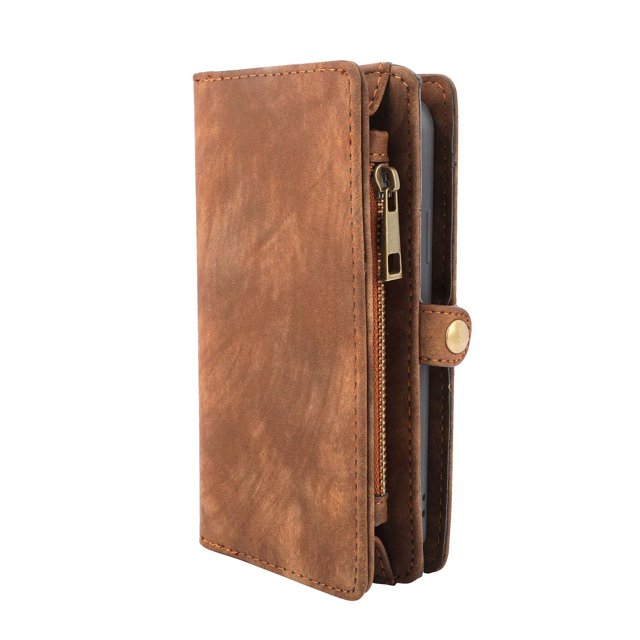 Funda Cartera para iPhone 8 Plus GPCT de Cuero con 15 Ranuras