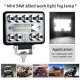 thumbnail image 3 of Spotlight del coche 15W 6000k impermeable floodlight ligero suave LED de trabajo de trabajo para camión SUV Jooan Modelo, 3 of 6