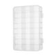 thumbnail image 1 of Organizador Caja de organizador de joyas de plástico 24 rejillas Caja de compartimiento de contenedor transparente de almacenamiento transparente con divisores ajustables Abody Organizador, 1 of 7