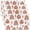 Brown Pink White, variant on Pink Christmas Placemats Set of 4 Ballet Nutcracker Table Mats for Party Kitchen Dining Decoration Holiday Seasonal Snowflake Place Mat for Dinner Table Indoor Outdoor 18"x12" Non-Slip Decor
