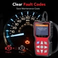 thumbnail image 6 of OBD2 Scanner Diagnostic Tool, Check Engine Code Reader & Car Scanner, Mode 6 Mode 8 & I/M Readiness for Smog Check, Battery Test & EPB/SAS Reset, Auto Diagnostic Scan Tool for All OBDII Cars 1996+, 6 of 7