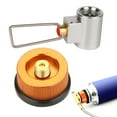 thumbnail image 3 of Adaptador de cabeza de conversión de adaptador de Gas para Camping para bote de cilindro de Picnic Líneas finas amarillas Sharpla Adaptador de estufa al aire libre, 3 of 8