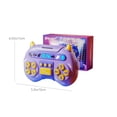 thumbnail image 2 of Consola de juegos de baile interactiva | Juguete de juego de ritmo de movimiento | Entrenamiento Cerebral Electrónico Educativo | Coordinación Musical | Fitness familiar | Plástico morado |, 2 of 6