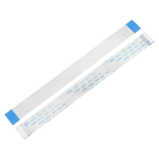 Unique Bargains 26pins Flexible Flat Cable FPC FFC A Type Ribbon Cable PE White 5pcs