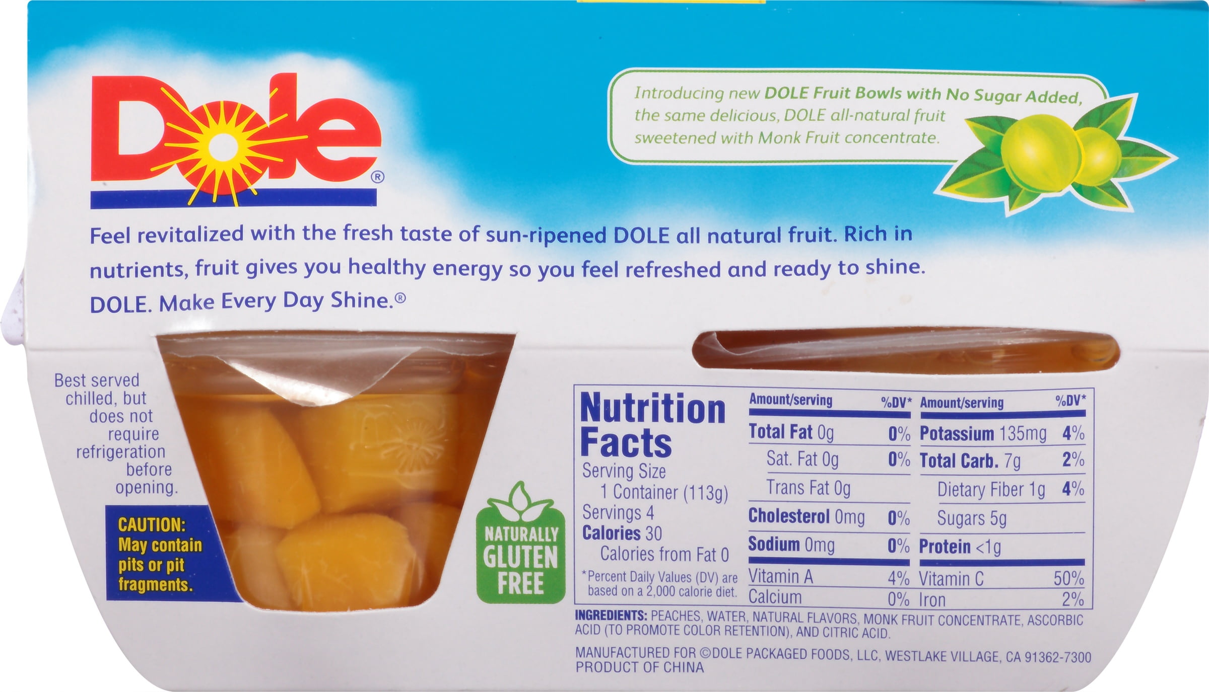 Dole Pineapple Cups Nutrition Facts Nutrition Ftempo