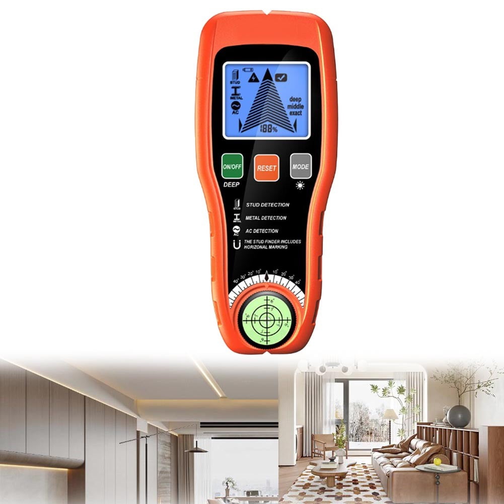 7-in-1 Handheld Wall Finder: Easily Find Studs, Wires and Metal