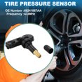 thumbnail image 2 of Unique Bargains No.68241067AA Tire Pressure Sensor for Ram 1500 2500 2011-2013 1 Pc 433MHz, 2 of 8