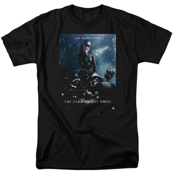 Dark Knight Rises Catwoman Poster Unisex Adult T Shirt For Men And Women