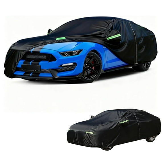 Car Cover for Sedan, Car Cover Waterproof All Weather for Automobiles, Outdoor Heavy Duty Full Car Covers Windproof Universal Fit for Sedan 180-185 inch