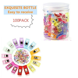 100PCS Colorful Craft Sewing Clips for Quilting, Multipurpose