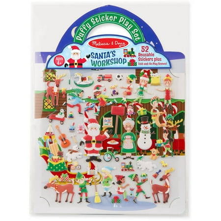 Melissa & Doug Puffy Sticker Activity Book: 'Tis the ...